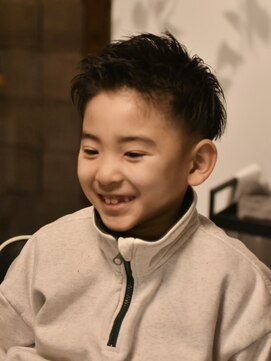 リム メンズヘア(LIM men's hair) 束感アクティブキッズショート【キッズカット/メンズ/倉敷】