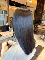 ヘアリゾート粋 ティガ 池袋店(tiga) 艶髪/ロング/ストレート/髪質改善/ナチュラルブラウン