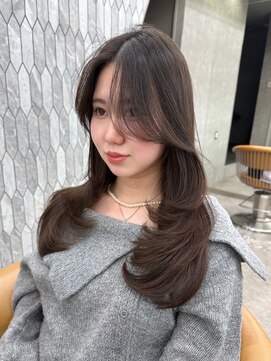 ロンド ブランシュ 錦糸町北口(Lond blanche) ★レイヤーカット/艶髪スタイル/韓国レイヤー/グレージュ/錦糸町