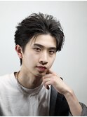 刈り上げアップバングスパイキーショートパーマスパイラルパーマ