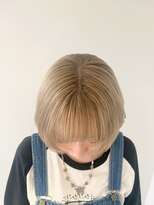 ロマリア 渋谷 渋谷宮益坂(Lomalia)&nbsp;イメチェン/ダブルカラー/ベージュ/クールショート/前髪/渋谷駅