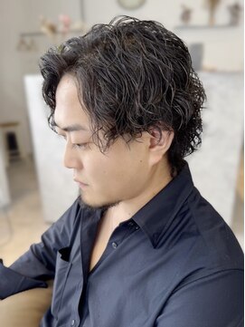 リアンバイアリュール(Lian by Allure) メンズパーマスパイラルパーマ刈り上げ