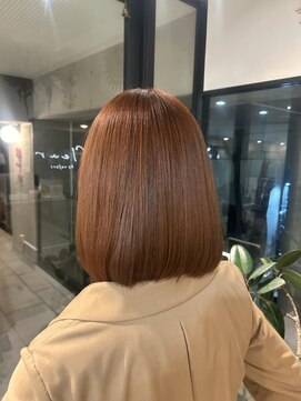 FIG Hair Design【フィグ】【3月28日 NEW OPEN（予定）】 オレンジカラー/ボブ/大名