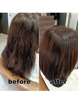 モンド ヘアクリエーション 和田店(monde hair creation) 【monde】before × after × 髪質改善