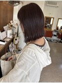 イルミナカラー♪ラベンダー×切りっぱなしボブ