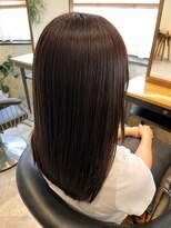 ヘアリゾート粋 トゥジュ 池袋東口店(tujuh) 透明感カラー/ダークブラウン/艶髪ストレート