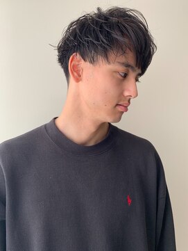 アトリエイトワ(atelier ittowa) スパイキーショート/ブルーブラック/フェザーパーマ/5