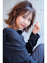 ケイト(kate)&nbsp;【kate 大宮】シースルー耳かけボブ×アッシュブラウン