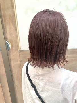 ネオリーブ アンド 渋谷店(Neolive &) パツっとナチュラルレッドボブ