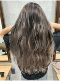 【RAF TOKYO 2nd Rina】バレイヤージュ×ミルクティーグレージュ