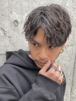 フィフス(fifth) コンマバンクサイドグラデーションソフトツイスト黒髪マッシュ