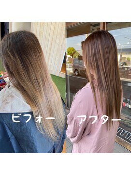 スミカ(sumica) #金髪からベージュに#ツヤロング#伸ばし中