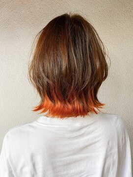 ネオリーブ クタ 町田店(Neolive kuta) 【Neolive kuta町田】インナーカラー×レイヤーボブ【町田】