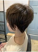 美シルエットショートボブ