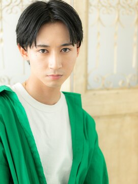 モッズ ヘア 福岡姪浜店(mod's hair) mod's姪浜/コンマヘアアップバング暗髪ウェットスタイルb