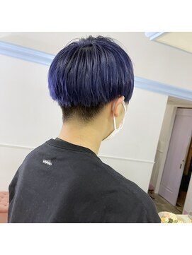 テクライズ 豊橋店(TECHRISE) ダークネイビーとショートマッシュ☆