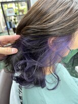 ヴェルデ(Verde)&nbsp;インナー バイオレット 【武蔵小山、インナーカラー】