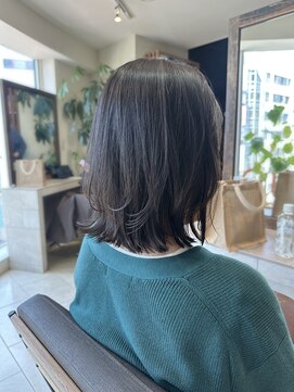 ヘアリゾート粋 ティガ 池袋店(tiga) 大人 くびれレイヤーボブ 20代30代　池袋