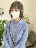 外ハネミニボブ
