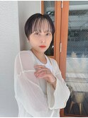 小顔大人ショート×インナーカラー