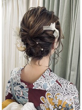 ヘアメイク ゼロサンヨンゴ(Hair Make 0345) 浴衣の着付けとヘアセット【辰巳美代子】