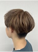 .メンズマッシュ×ベージュcolor.