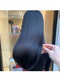 20代30代40代髪質改善トリートメントブルーブラック透け感