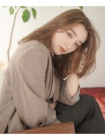 ラヴィズム 小新店(LUVISM)&nbsp;髪質改善/セミロング/コテ巻き/ベージュ新潟西区　小新