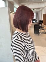 ガリカ 大名(Gallica)&nbsp;【森千晶】おしゃれ大人チェリーピンク/暖色カラー/ぷつっとボブ