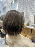 大人かわいいボブヘア