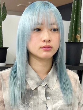 ウィコ 新宿(WICO) ペールブルー[新宿駅/切りっぱなしボブ/エアリーロング]