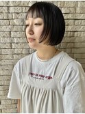 前上がりボブ