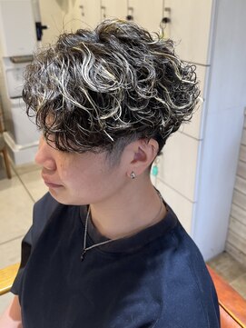 ネオリーブサイン 大森店(Neolive sign) ハイライト×波巻きパーマ　波巻きスパイラル【大森】