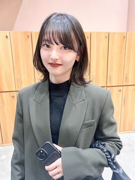 ガーデンヨコハマエスト(GARDEN YOKOHAMA est) 前髪　こなれミディ　イメチェン　モード