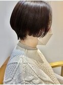 プツっとライン　ハンサムショート