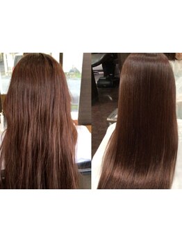 《COREMEトリートメント》髪の内側から補修し、艶と潤いを与えてくれる☆思わず触りたくなる美髪へ…。