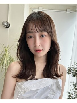 コート 表参道(Cote) 艶感こなれヘア愛され前髪メルティカラーウェーブミディアム