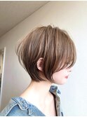 抜け感ショート/ショートボブ/レイヤー/ブリーチ/ハイトーン