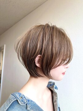 アース 大分セントポルタ店(HAIR&MAKE EARTH) 抜け感ショート/ショートボブ/レイヤー/ブリーチ/ハイトーン