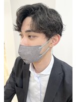 モリオフロムロンドン 松戸店(Morio from London)&nbsp;【morio松戸　アイダ】刈り上げアップバングマッシュパーマ