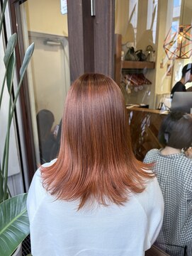 アン ブリーチ(UN BLEACH) 艶感オレンジブラウン