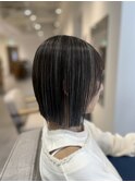 コントラストハイライト×タッセルボブ