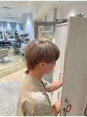 初カラー　ミルクティーカラー　＊佐藤　空
