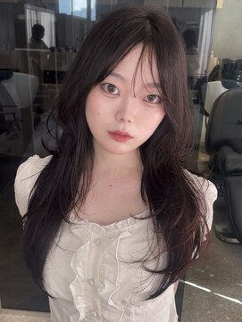 ジーナ 福岡天神(Zina) 韓国風レイヤーカット/ロングレイヤー/Zina福岡天神