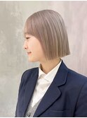ボブハイトーンミルクティーオリーブベージュ_ba509221