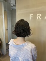 フレーム なんば店(FRAME) ▽ミニボブ×パーマ