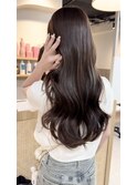 チョコレートブラウン《★髪質改善うる艶水素カラー＋カット★》