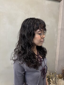 ファビ 渋谷(Fab) くびれヘア/暗めカラー/アプリコットオレンジ/縮毛矯正