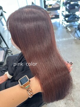 フォンズ(FONS) ピンクカラー　ピンクベージュ　ピンクブラウン