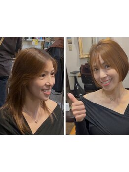 理論×診断×髪質改善から上品で若々しい美髪へ。あなたに本当に似合うツヤ・フォルム・顔まわりをご提案。